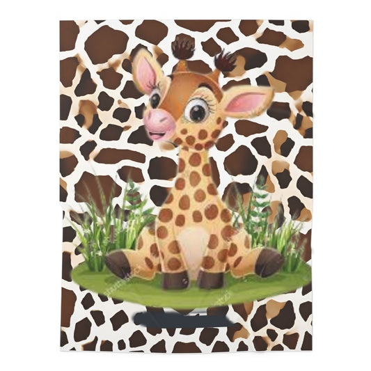 Cute Giraffe Baby Swaddle Blanket 