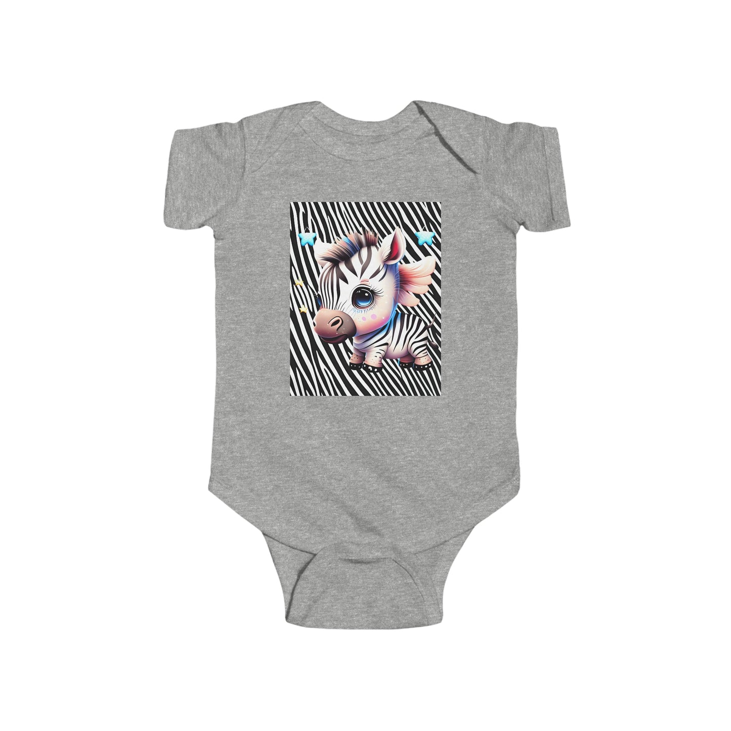 Cute Baby Zebra Infant Jersey Bodysuit Baby shower Gift, Take Home Baby Gift 