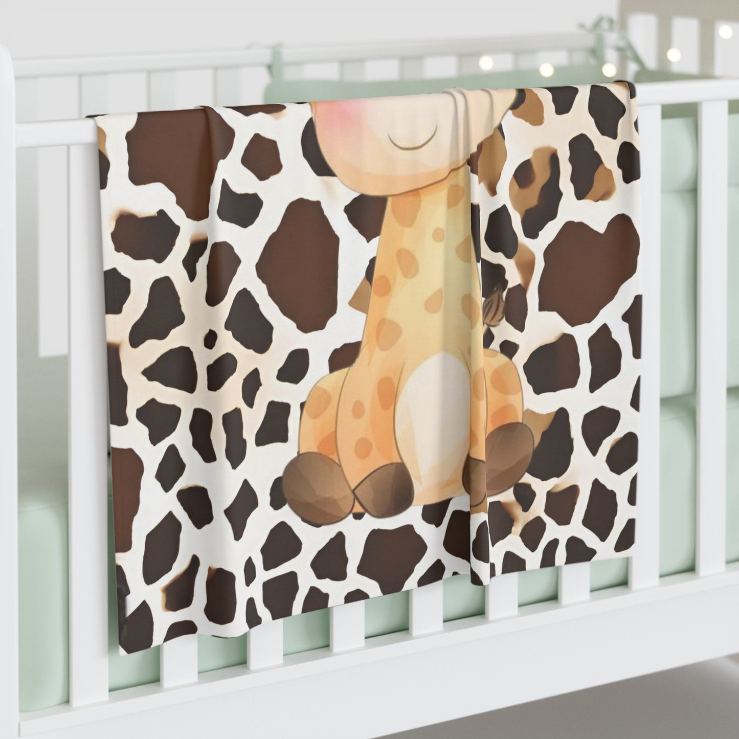 Adorable Baby Giraffe Baby Swaddle Blanket 