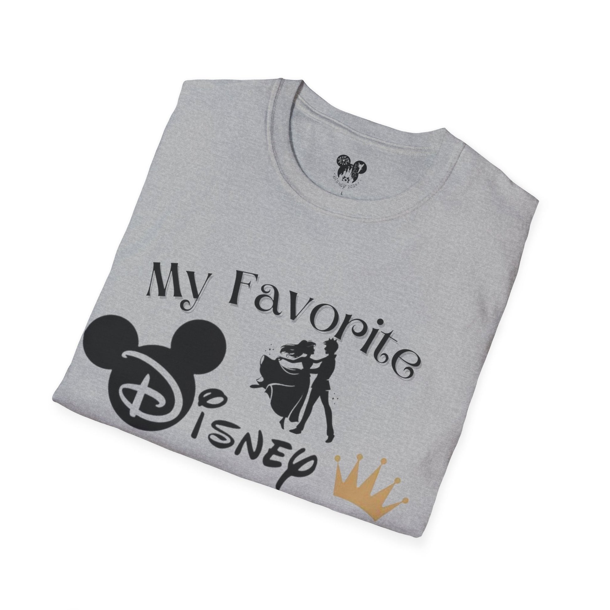 My Favorite Disney Princess Calls me Daddy Unisex Softstyle T-Shirt Fathers day Gift 