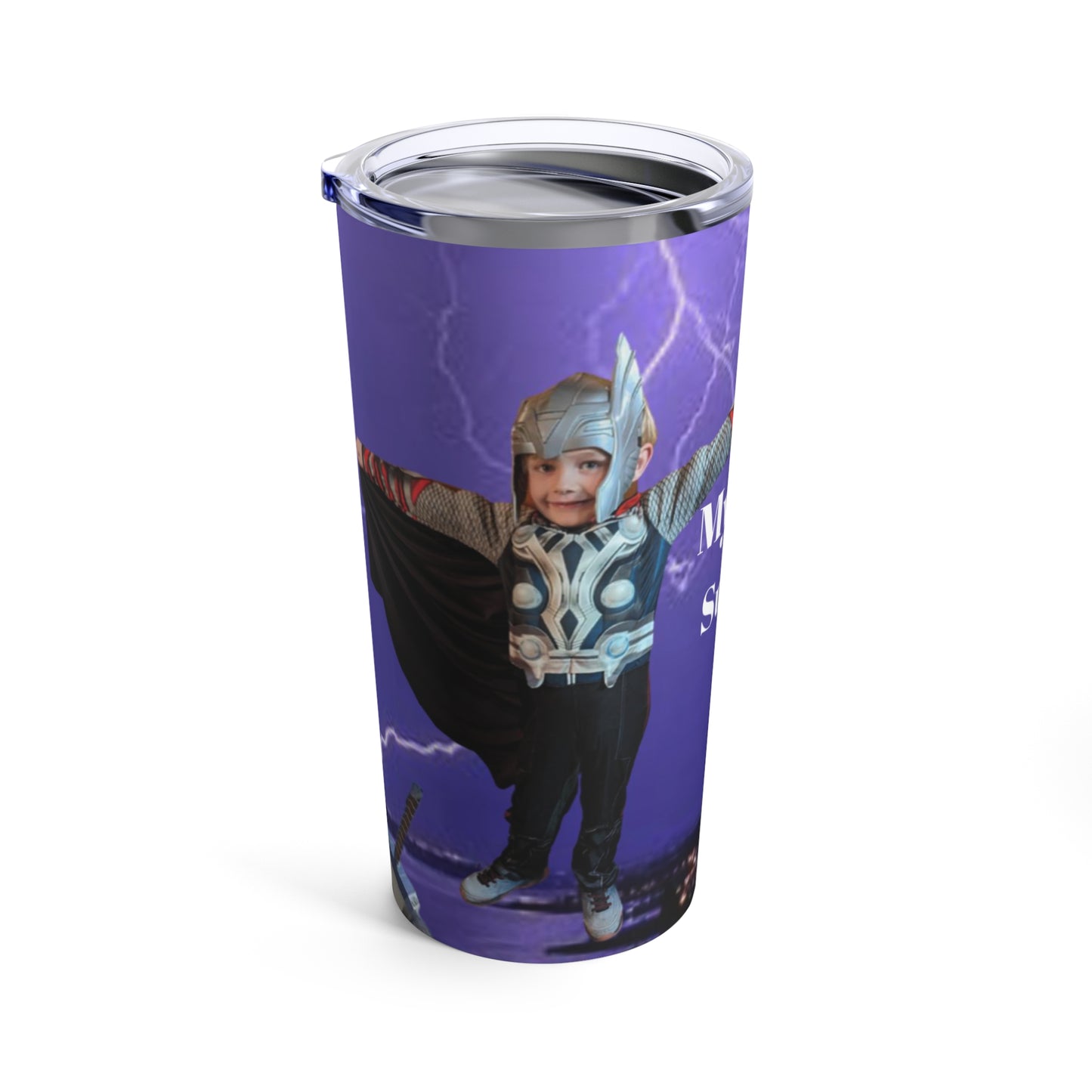 Personalized Dad tumbler My Favorite Super Hero Calls me Dad Tumbler 20oz 