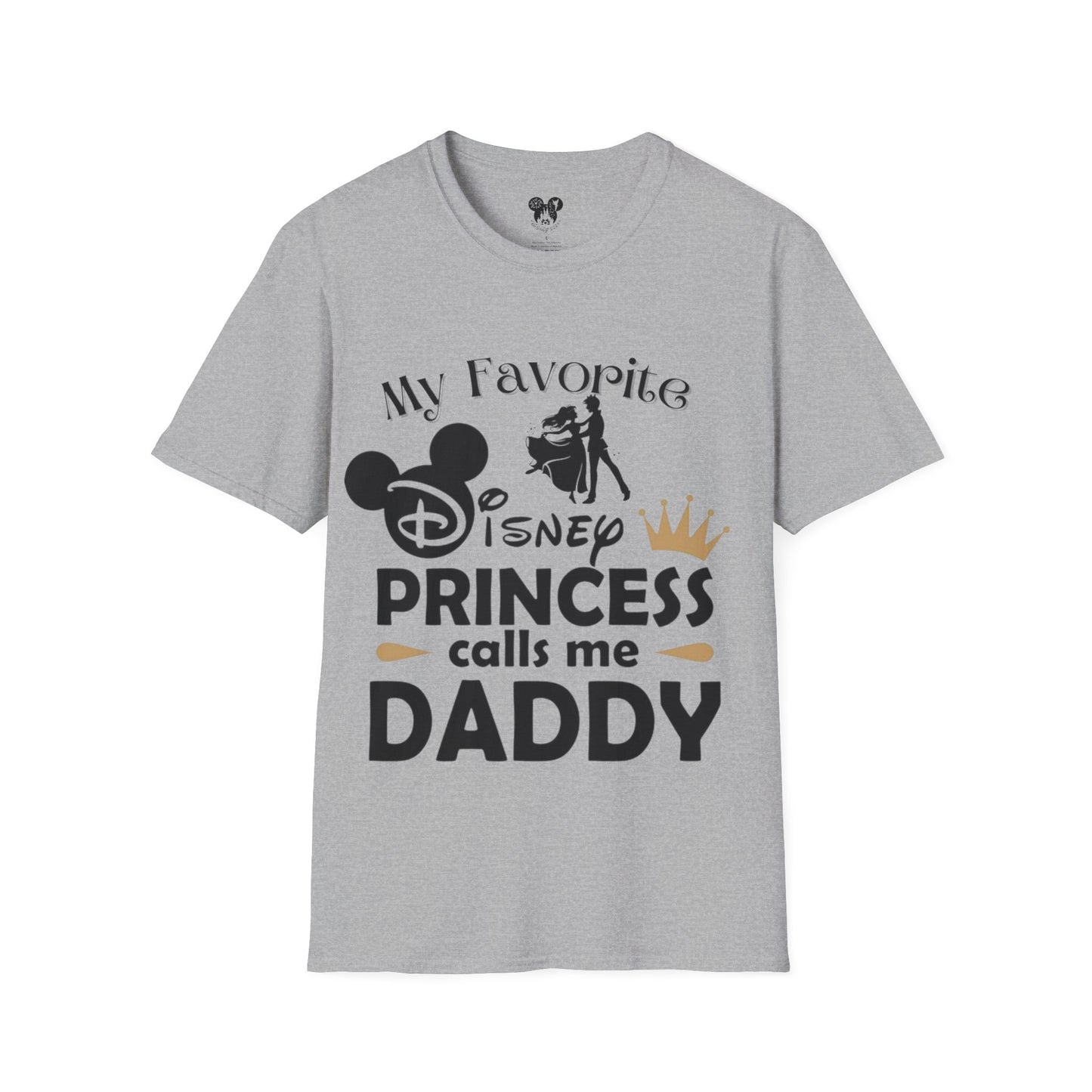 My Favorite Disney Princess Calls me Daddy Unisex Softstyle T-Shirt Fathers day Gift 