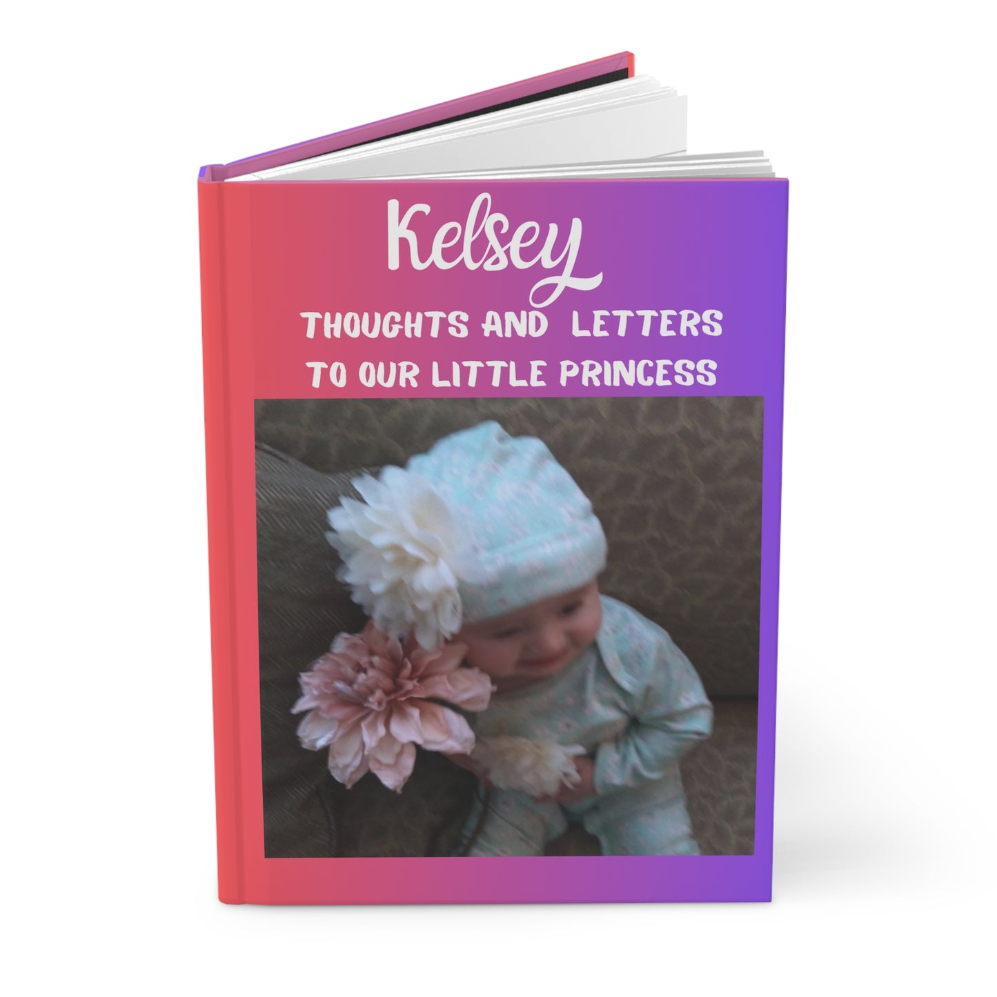 Custom Letters to my daughter Hardcover Journal Matte Letters to my Princess, Mother's day gift ,baby shower, Birthday,Grandparents 