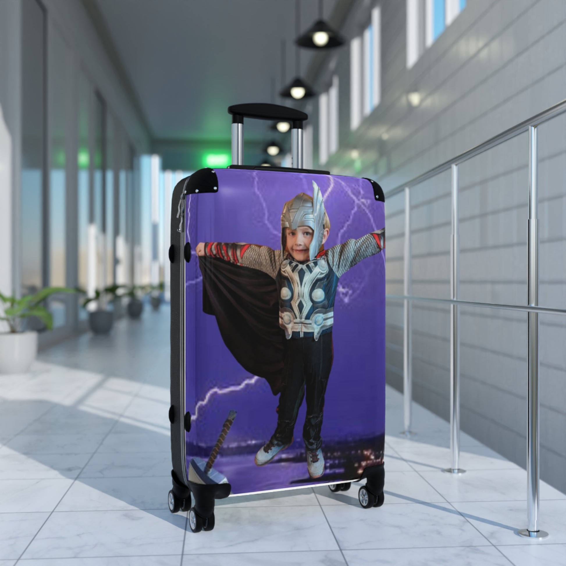 Personalized Photo or Anything you want on Suitcase 3 Sizes 