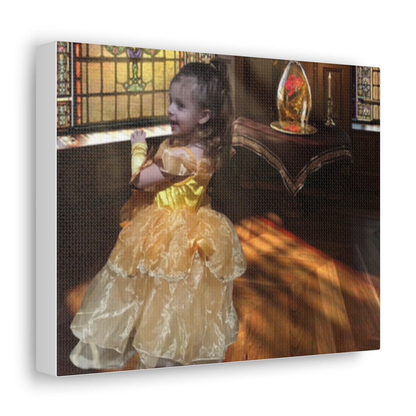 Make a Princess Portrait -Send us a Picture and we will put in a Background 8 x 10 Canvas Gallery Wraps 