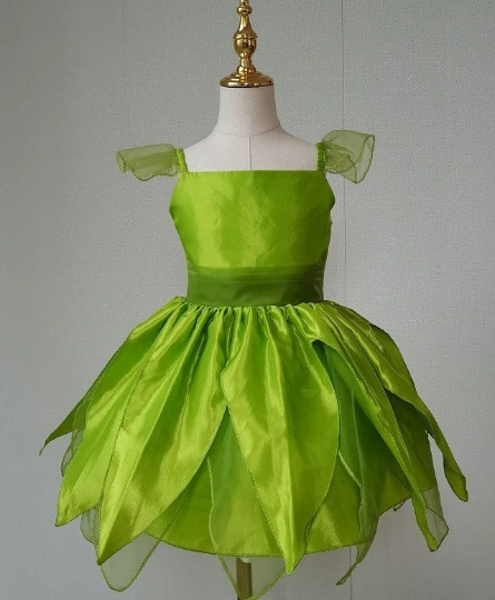 Disney Inspired Tinkerbell  With Wings Optional Light up Wings Fairy costume 