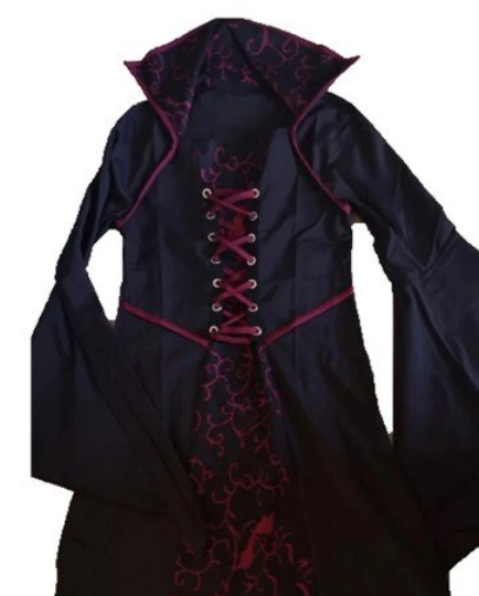 Gorgeous Vampire Costume for Girls, Dracula's Daughter, ,Medieval Costume 