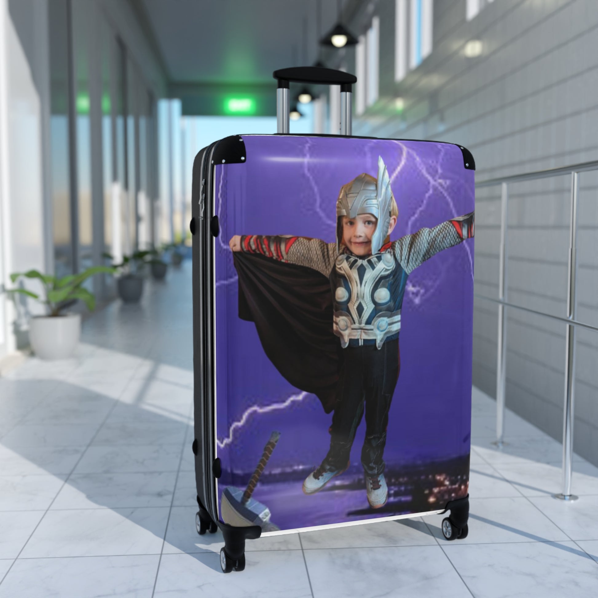 Personalized Photo or Anything you want on Suitcase 3 Sizes 