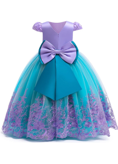 Beautiful Light Up Mermaid Costume Gown Disney inspired Princess Gown Girl Costume - Premium light up princess gown from PrettyPrincess - Just $17.99! Shop now at PrettyPrincess