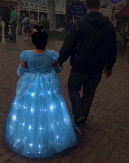 Gorgeous Light Up Cinderella Costume Ballgown Disney inspired Gown for your Princess 