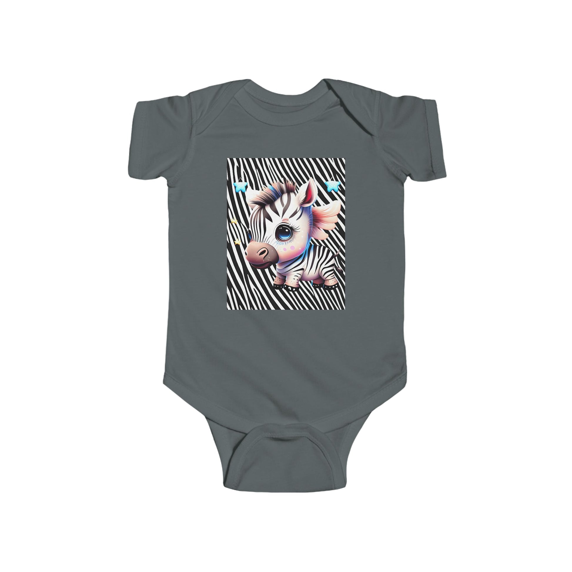 Cute Baby Zebra Infant Jersey Bodysuit Baby shower Gift, Take Home Baby Gift 