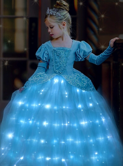 Gorgeous Light Up Cinderella Costume Ballgown Disney inspired Gown for your Princess 