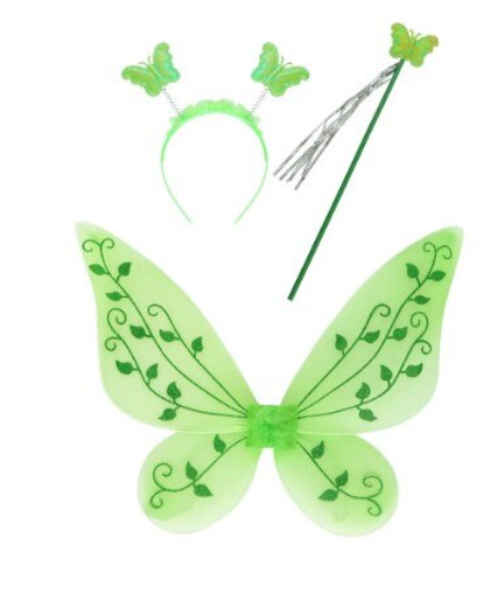 Disney Inspired Tinkerbell  With Wings Optional Light up Wings Fairy costume 