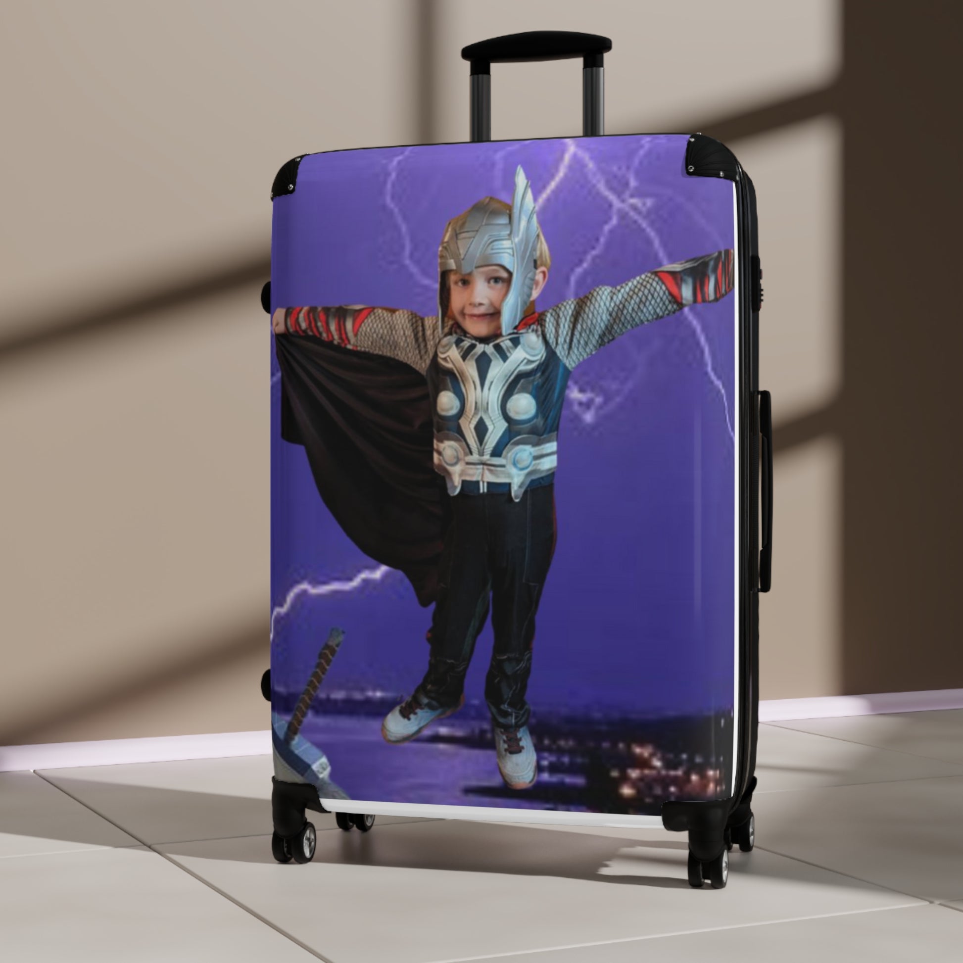 Personalized Photo or Anything you want on Suitcase 3 Sizes 