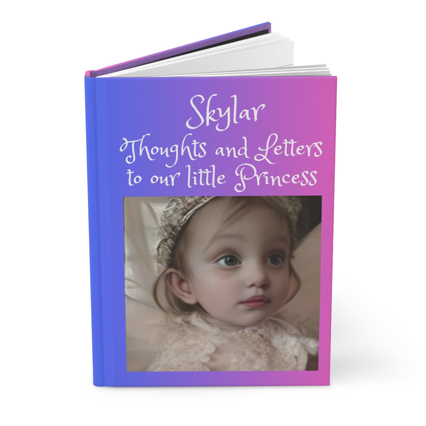 Letters to My Daughter Hardcover Journal Matte To My Princess, Memory Book Birthday, Mother's Day 