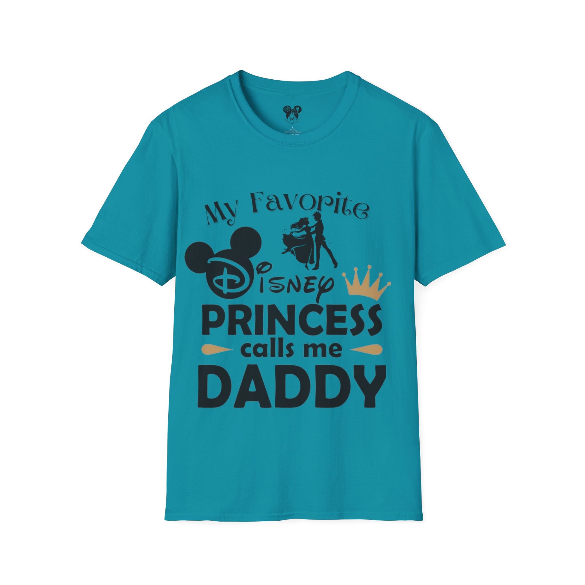 My Favorite Disney Princess Calls me Daddy Unisex Softstyle T-Shirt Fathers day Gift 