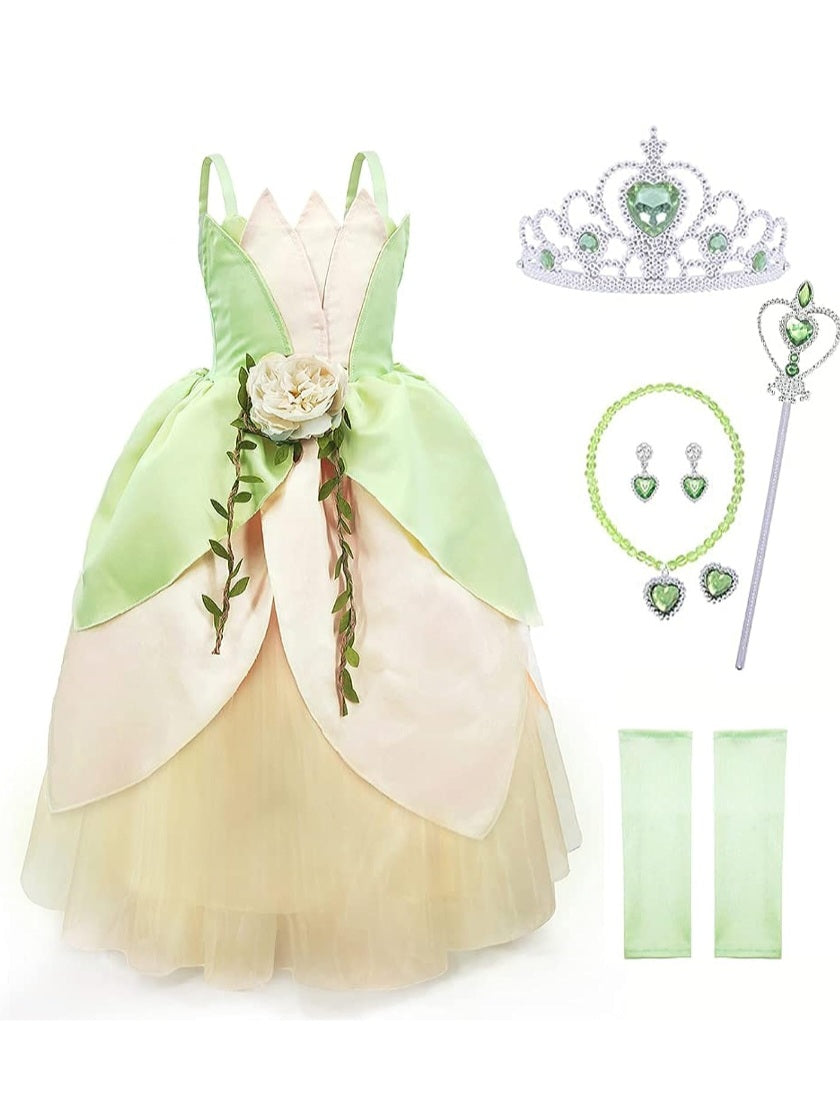 TIANA Disney inspired Princess and the Frog Halloween costume 