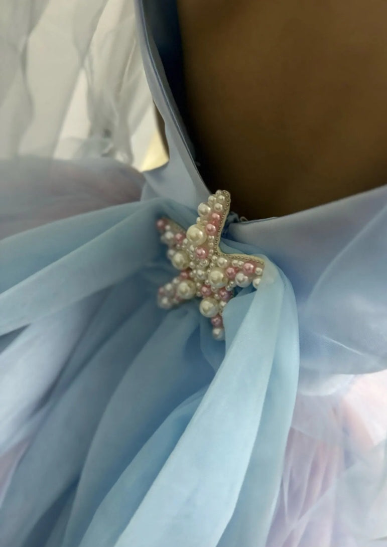 Unique Under the Sea Ariel inspired pageant dress.,Birthday Dress, Flower Girl Dress&nbsp; 