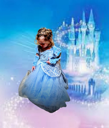 Gorgeous Cinderella Disney inspired Costume for Girls pageants Parties 