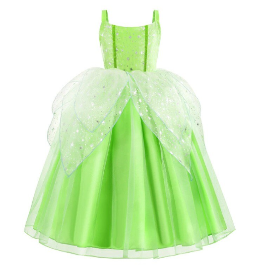 Gorgeous Tinker Bell Light up Dress and Wings Halloween Costume 