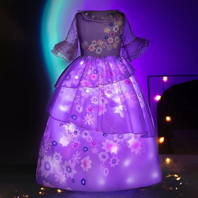 Light up Encanto Princess Disney Girl Halloween 