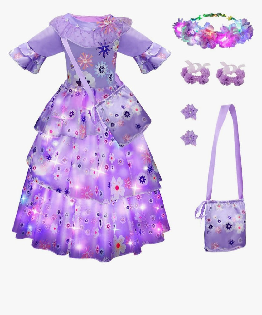 Light up Encanto Princess Disney Girl Halloween 