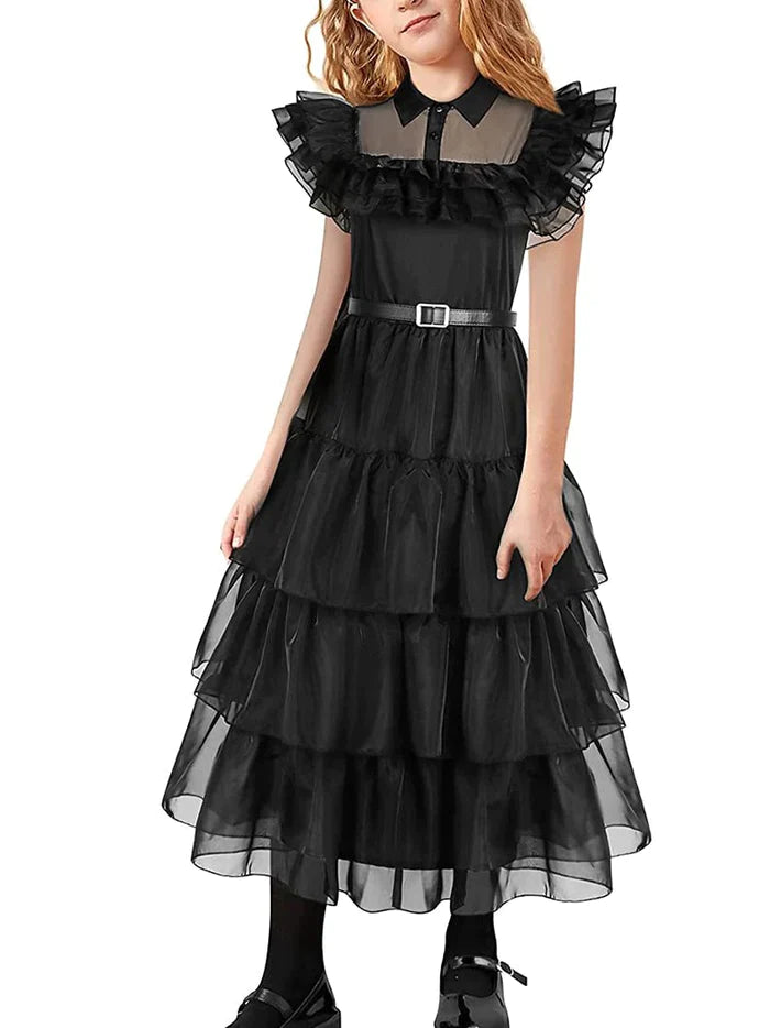 Wednesday Addams light up Costume  Dancing Addams Family  halloween Costume 