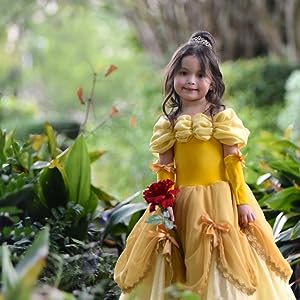 Gorgeous Belle Costume Disney inspired Princess Girl Halloween 