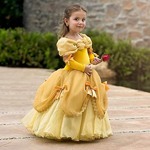 Gorgeous Belle Costume Disney inspired Princess Girl Halloween 